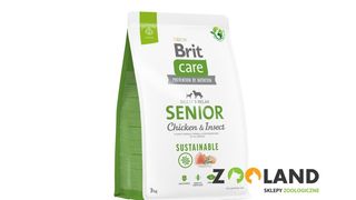 Brit Care Sustainable Senior Kurczak+insekty 3kg