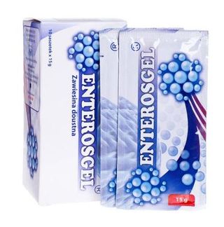 EnterosGel Środek detoksykujący w postaci zawiesiny 10 saszetek x 15 g