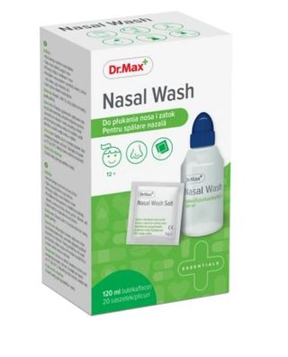 Dr.Max Nasal Wash Zestaw do płukania nosa i zatok 1 but. + 30 saszetek