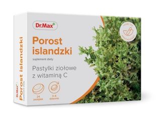 Dr.Max Porost islandzki 24 pastyl.