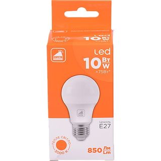 Лампа LED Секретні технології звичайна жовта 10 Вт E27 NEW