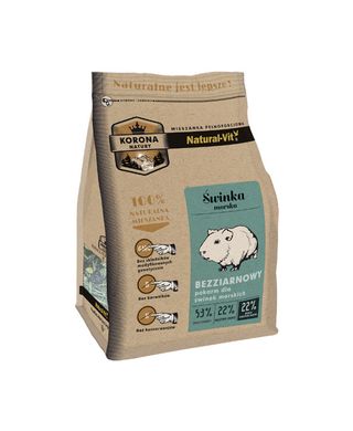 Korona Natury Natural-Vit Karma pełnoporcjowa dla ŚWINKI MORSKIEJ 750g