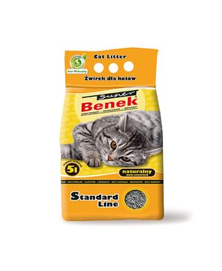 Super Benek Standard Naturalny - żwirek bentonitowy 10l 