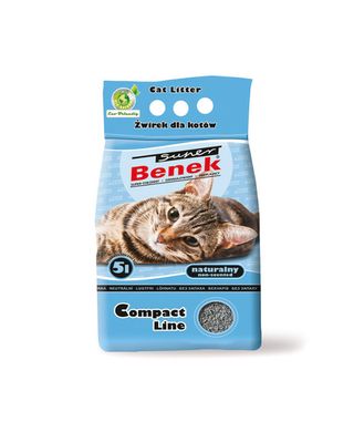 Super Benek Compact Naturalny - żwirek bentonitowy 10l 