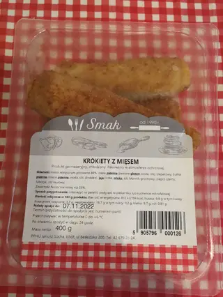 Krokiety Z Mięsem 400g