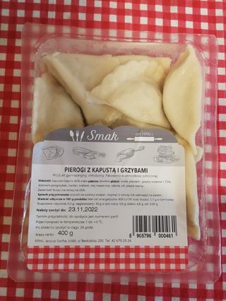 Pierogi Z Kapustą I Grzybami 400g