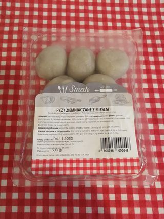 Pyzy Ziem. Z Mięsem 500g