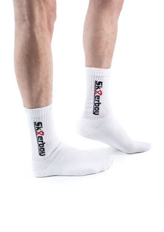 Sk8erboy Crew Socks Białe