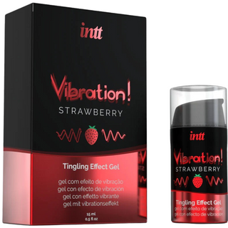 INTT Morango Líquido Estimulante de Vibración, 15ml