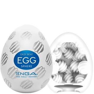 Masturbator w kształcie jajeczka Tenga Egg Sphere 1 szt kolor: biały