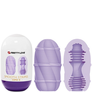 Pretty Love Huevo Masturbador Doble Cara Cupid-X, Púrpura