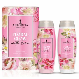 AFRODITA set floral glow tuš gel + mlijeko za tijelo