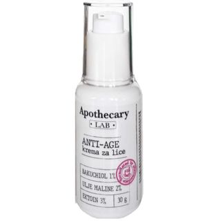 APOTHECARY LAB anti age krema za lice bakuchiol 1% + ektoin 3% + ulje maline 2% 30 GR