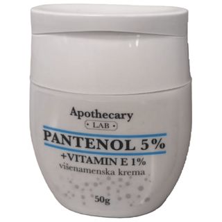 APOTHECARY LAB višenamjenska krema pantenol 5% + vitamin E 1% 50 GR