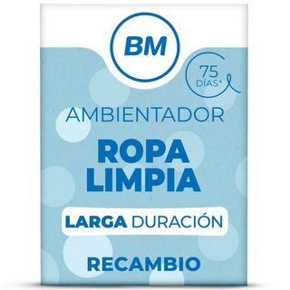 BM Ambientador Eléctrico Ropa Limpia Recambio 25 Ml