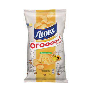 Чипси картопляні Люкс зі смаком сиру, 170г