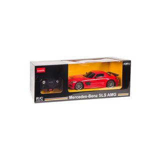 მანქანა დისტანციური მართვით Mercedes-Benz SLS AMG Black Series 1:18 Rastar 2603