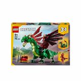 კუბიკების ნაკრები 715 ერთეული Medieval Dragon Creator 3-In-1 Lego 31161