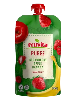 Fruvita pouch jagoda jabuka banana 180g ,A095332