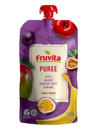 Fruvita Puree Apple, Mango, Passion Fruit 180gr