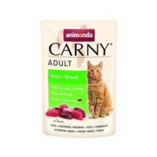 85 G Animonda Carny - Wołowina I Struś Saszetka 85 G