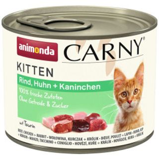 200 G Animonda Carny Dla Kociąt - Wołowina, Kurczak I Królik 200 G