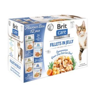Rybne 12x85g Brit Care Cat Saszetki Filety Mięsne I Rybne 12x85g