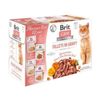 12x85 G Brit Care Cat Saszetki Filety Mięsne I Rybne W Sosie 12x85 G