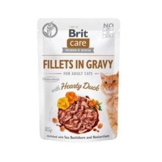 85 G Brit Care Cat Saszetki Dla Kota Filety Z Kaczką W Sosie 85 G