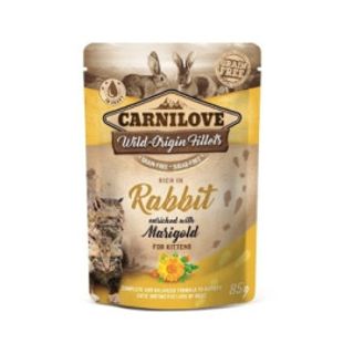 Sosie 85g Carnilove Fillets Dla Kociąt Królik Z Nagietkiem W Sosie 85g