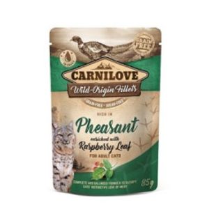 85 G Carnilove Fillets - Bażant Z Liściem Maliny W Sosie 85 G
