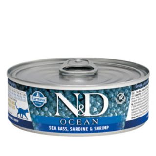 Krewetki 70g Farmina Nd Ocean Okoń Morski, Sardynki Krewetki 70g