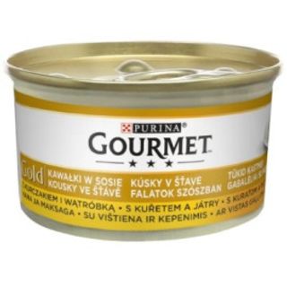 85 G Gourmet Gold Z Kurczakiem I Wątróbką 85 G
