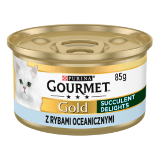 85 G Gourmet Gold Secculent Delights Z Rybami Oceanicznymi 85 G