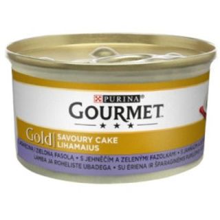 85 G Gourmet Gold Savour Cake Z Jagnięciną I Zieloną Fasolką 85 G