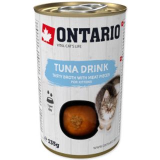 Tuńczyk 135g Ontario Tuna Drink Uzupełniająca Dla Kociąt Z Tuńczyk 135g