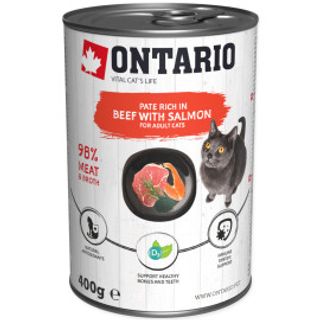 400 G Ontario Pate - Wołowina I Łosoś Ze Spiruliną 400 G