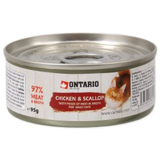 95 G Ontario Kurczak Z Przegrzebkami Karma Dla Kota 95 G