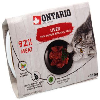 115 G Ontario Watróbka Z Tauryną Karma Dla Kota 115 G