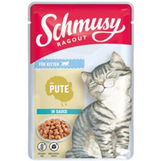 100 G Schmusy Ragout Karma Dla Kociąt - Z Indykiem W Sosie 100 G