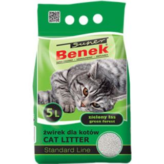Super Benek Zielony Las - Żwirek Bentonitowy 5 L