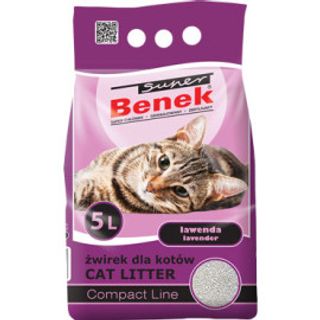 Super Benek Compact Lawenda - Bentonite litter 5 L