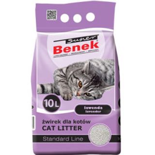 Super Benek Lawenda - Żwirek Bentonitowy Dla Kota 10 L