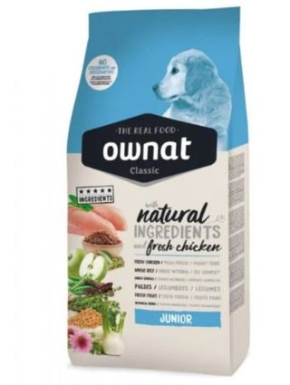 Croquettes Chien Classic Junior Poulet 4 Kg - Ownat