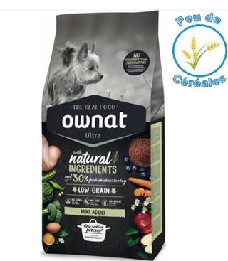 Ownat Ultra Low Grain Mini Adult 3kg