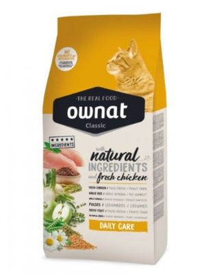 Croquettes Chat Classic Adulte Daily Care Poulet 4 Kg - Ownat