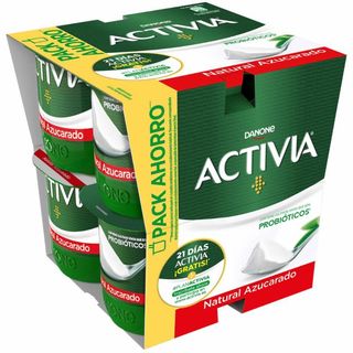 Bífidus con Sabor Natural Azucarado Danone 8 X 120 G.