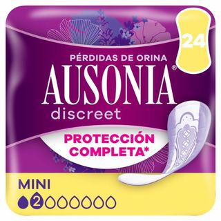 Discreet Mini Pensos Higiénicos - Ausonia - 24 unidades