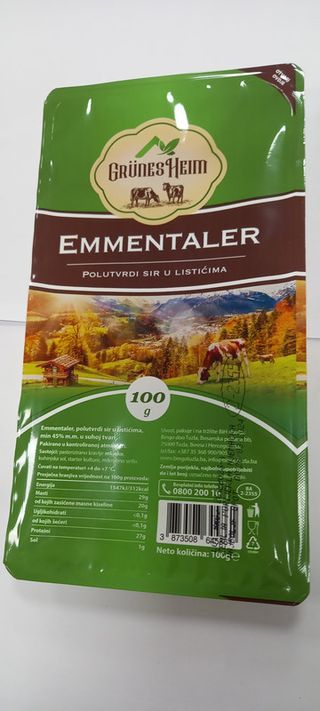 Sir Emmentaler 100G Grunes Heim Rezani