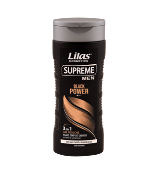 Gel douche homme LILAS Suprême Black power 250ML - 468